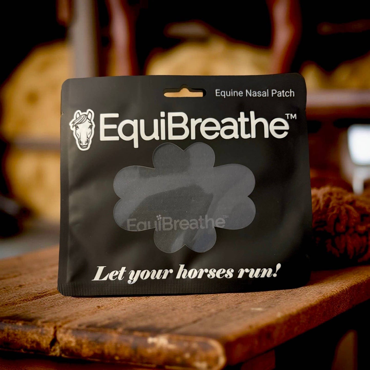 EquiBreathe™ Equine Nasal Patch - Black